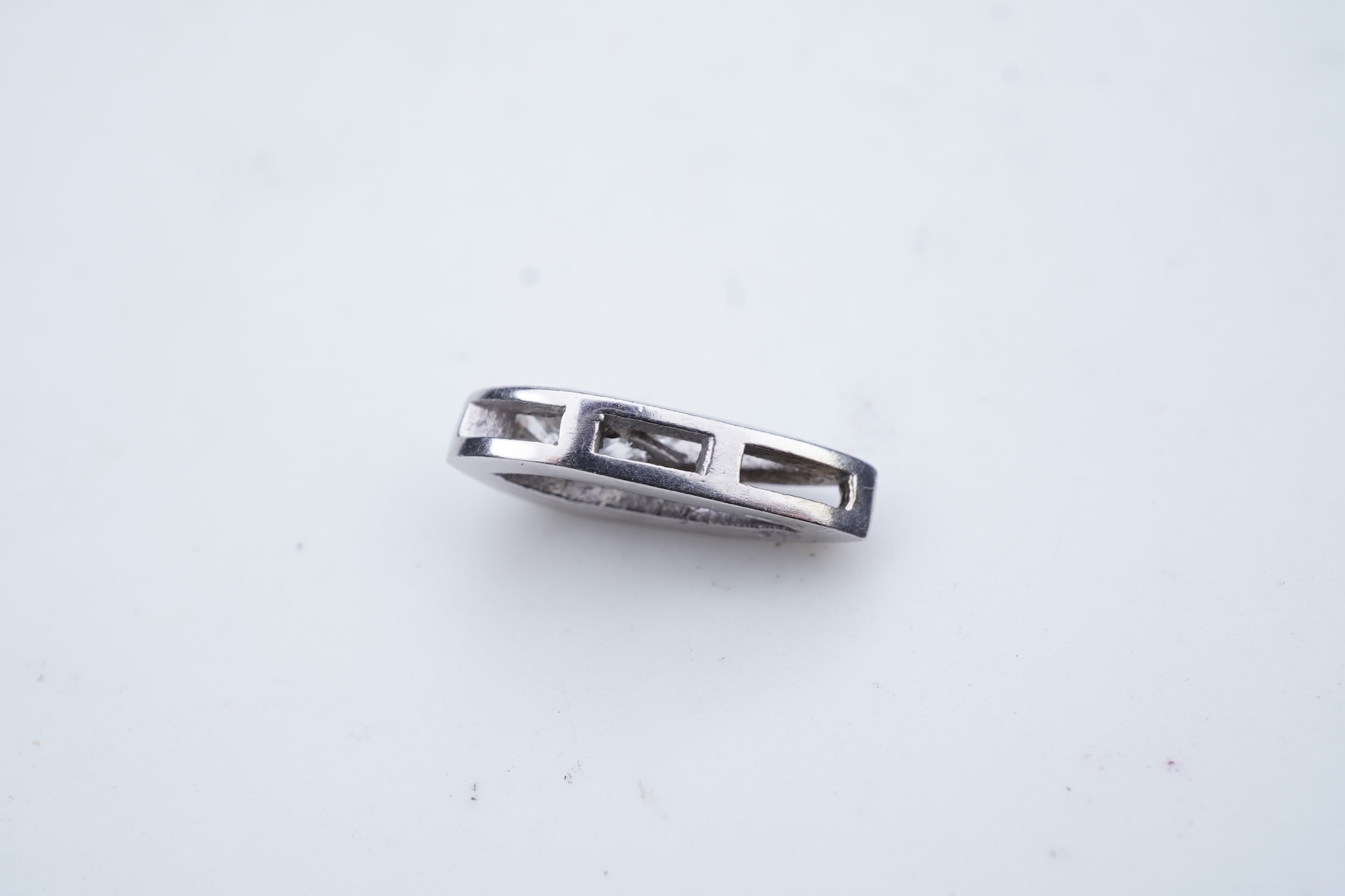 A diamond pendant